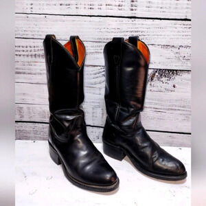 Double‎ H By Richland Cowboy Boot Black size 5.5 Slip Resistant Cat Paw